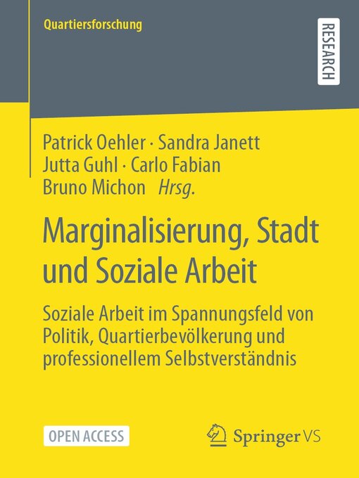 Title details for Marginalisierung, Stadt und Soziale Arbeit by Patrick Oehler - Available